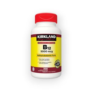 قرص ویتامین ب۱۲ کرکلند ۵۰۰۰ میلی گرم - Kirkland Vitamin B12 (۳۰۰عدد)