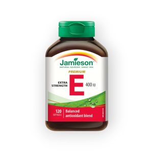 قرص ویتامین E جَمیسون- Jamieson 400 IU (۱۲۰ عددی)