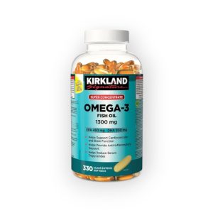 کپسول فیش اویل امگا ۳ کرکلند ۱۳۰۰ میلی گرم- Kirkland (۳۳۰ عددی)