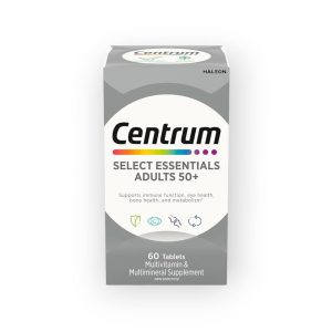 قرص مولتی ویتامین سنتروم بزرگسالان بالای ۵۰ سال (۲۵۰ عددی)