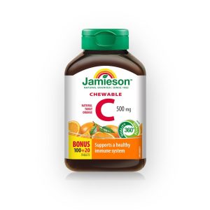 قرص ویتامین C جمیسون ۵۰۰ میلی‌گرم(۱۲۰ عددی)