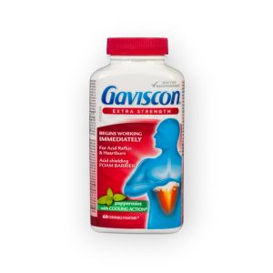 قرص گاویسکون اکسترا فورت (Gaviscon Extra Fort) ۶۰ عددی