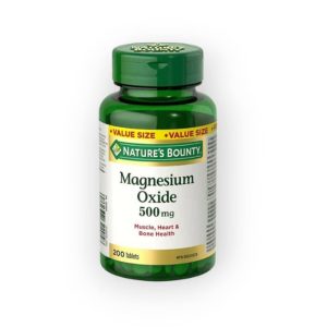 اکسید منیزیم نیچرز بونتی ۵۰۰ میلی‌گرم (۱۰۰ عددی)